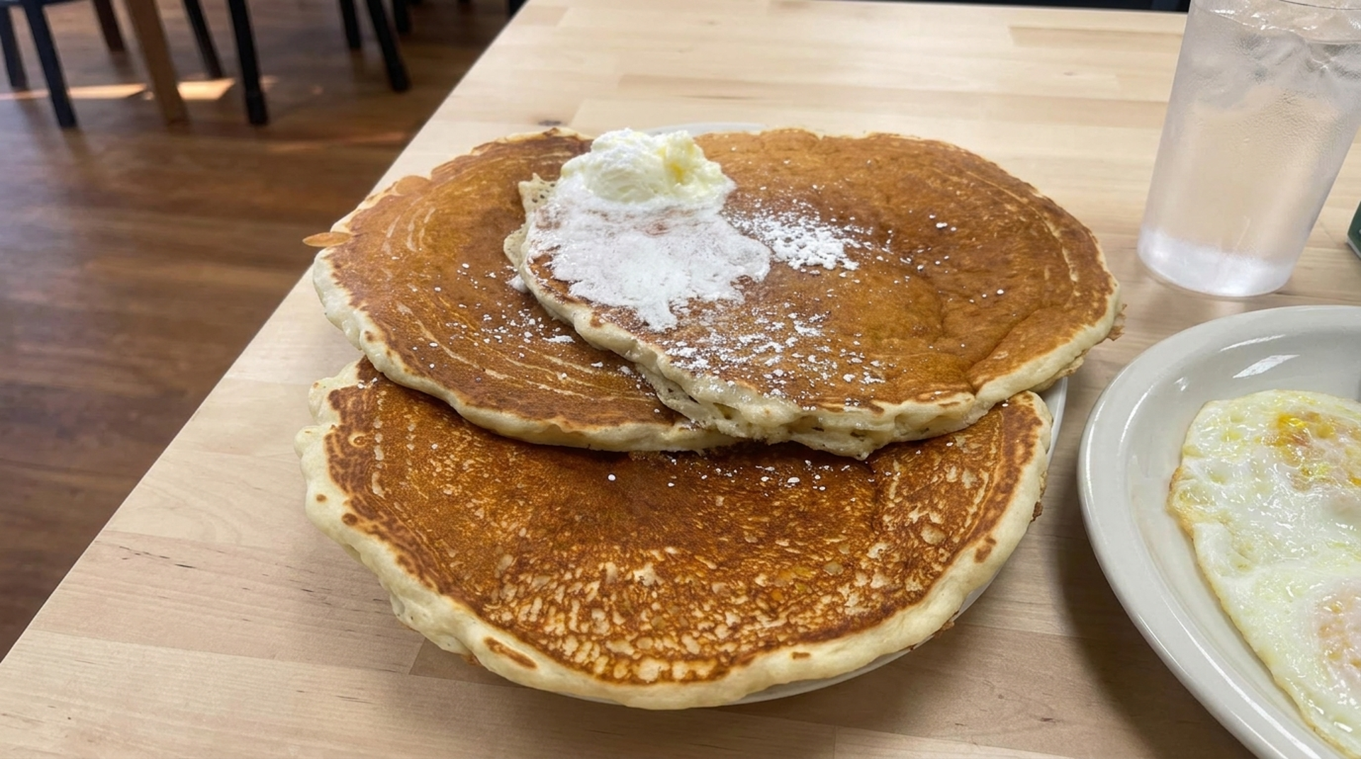 One pancake is plenty